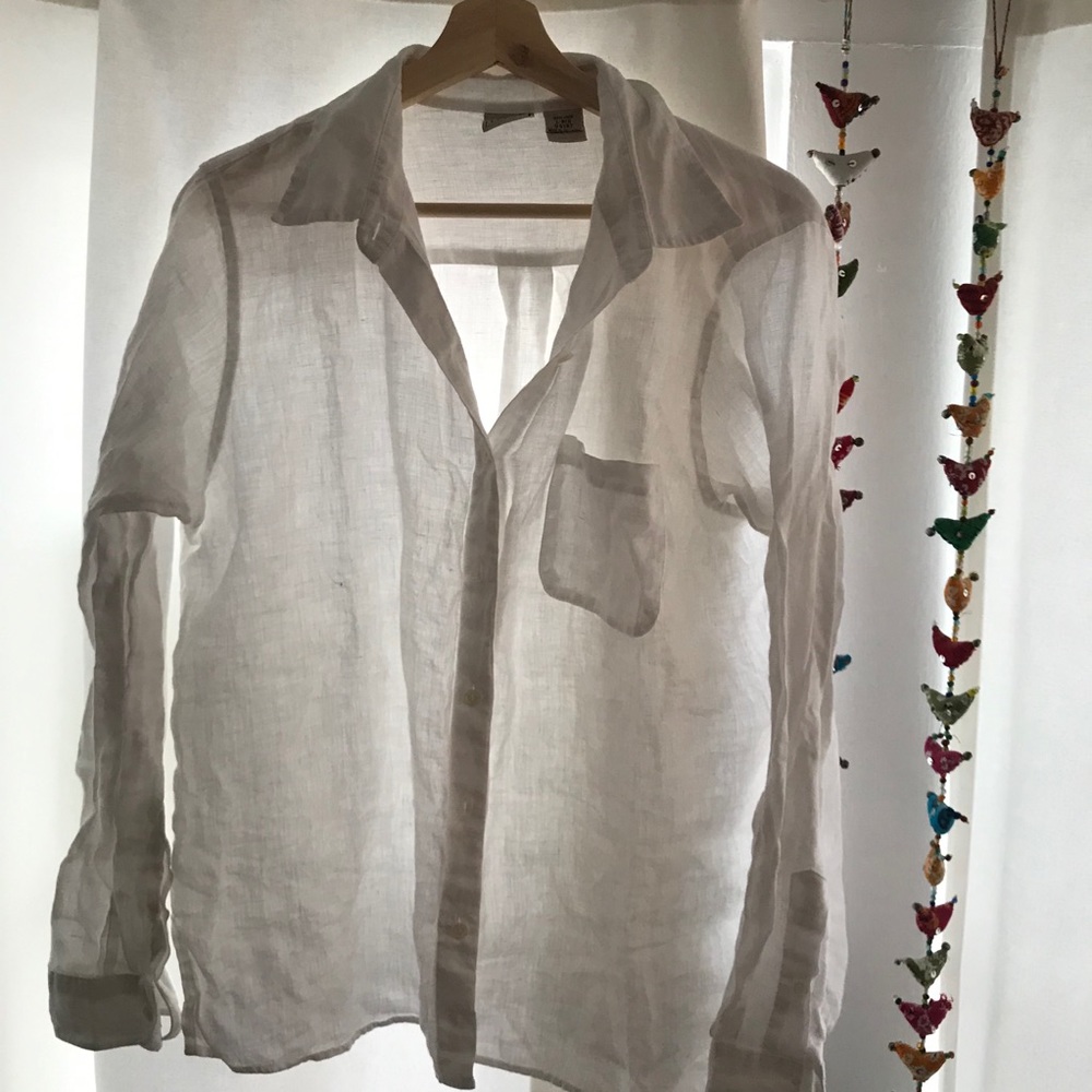100% linen Shirt from LL Bean